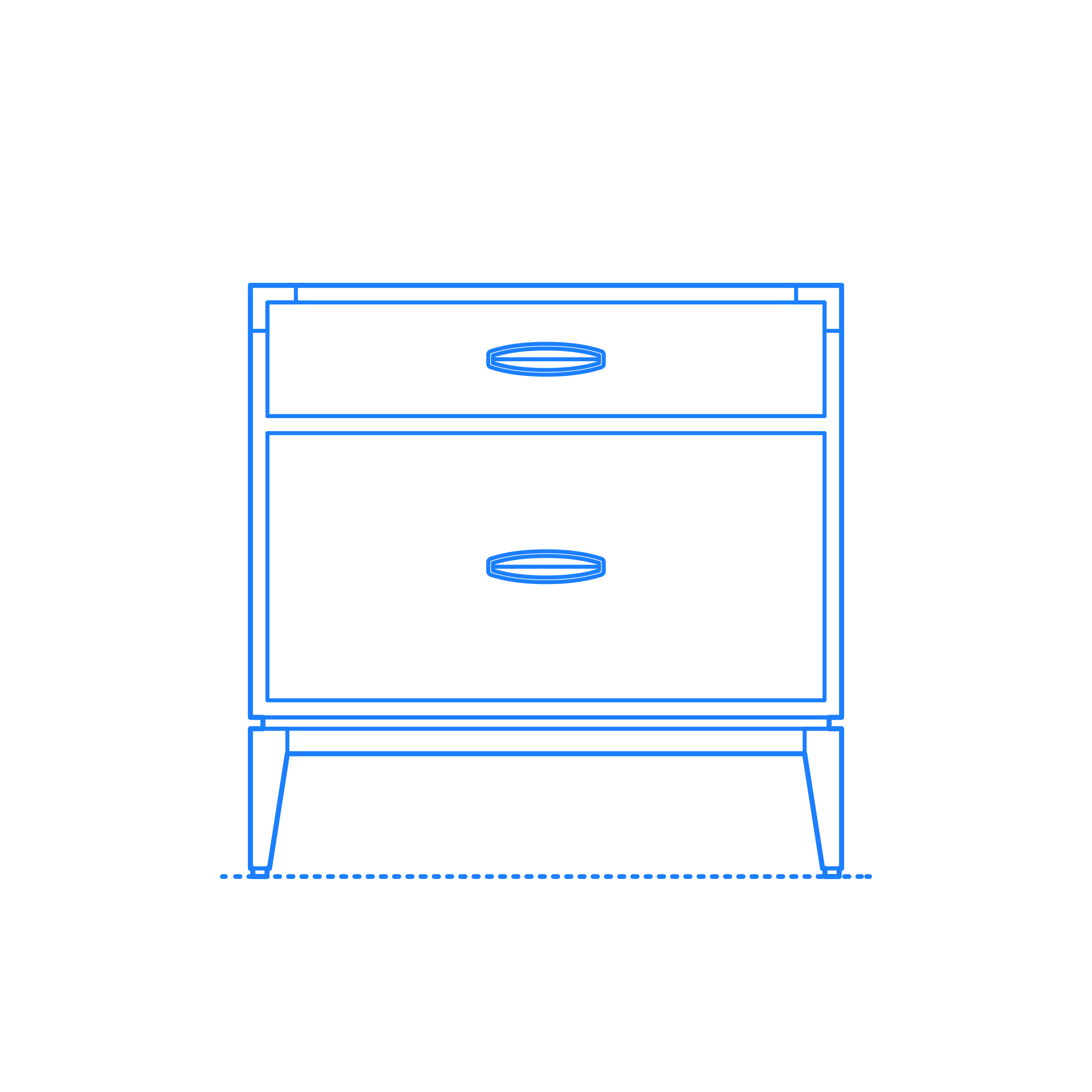 Furniture Nightstands Fenton Nightstand Line Art Illustration Svg Free Vectors